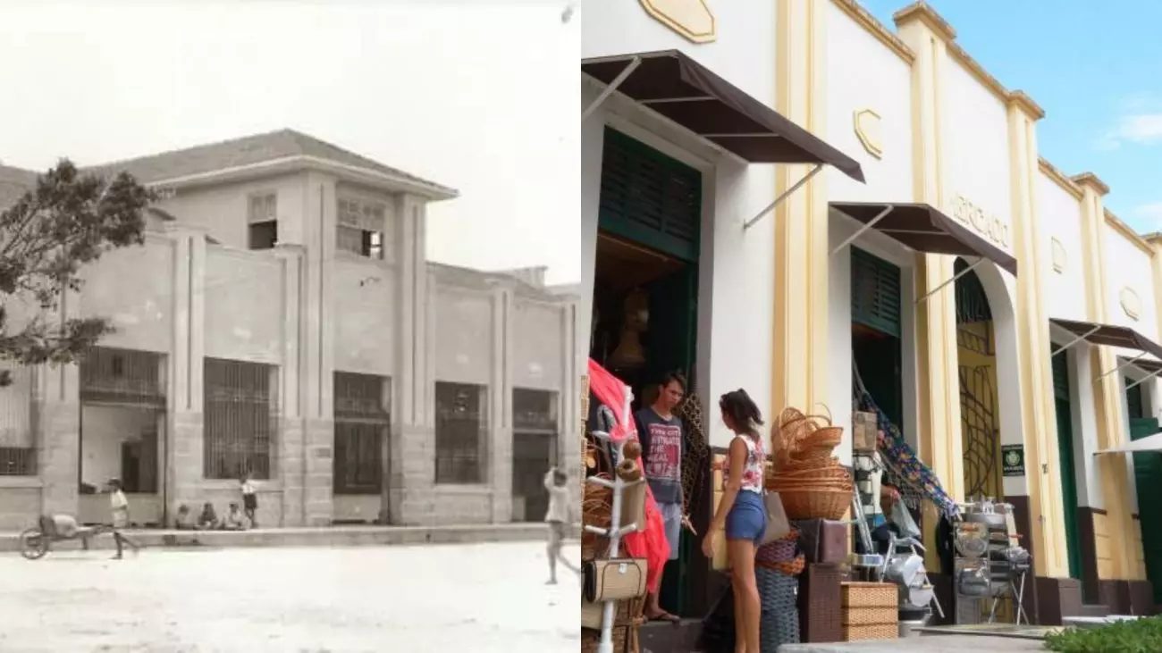 Mercado Público, antes e depois